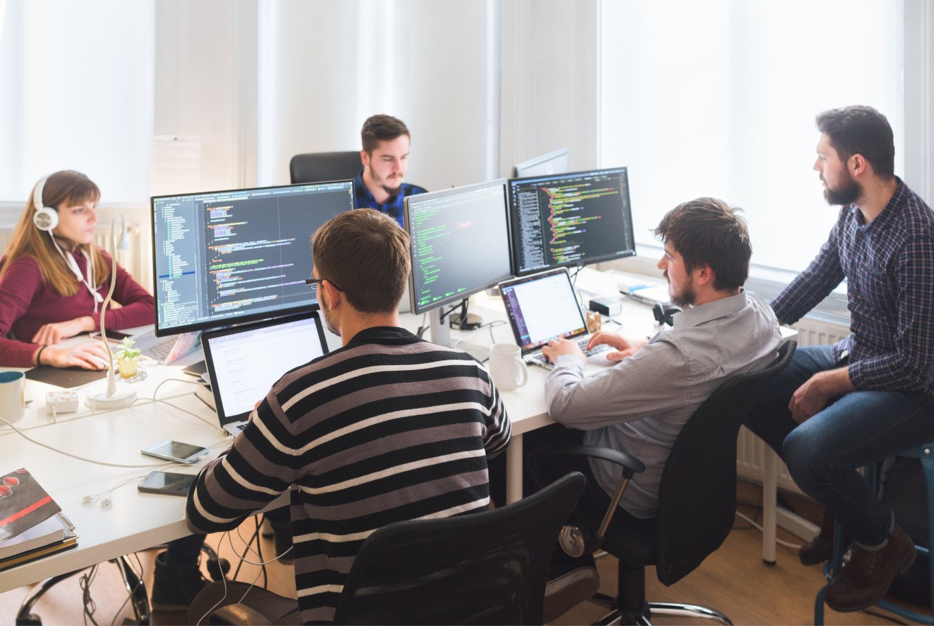 Equipe de RH em operação